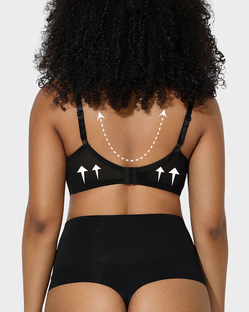 Full Coverage Lace Minimizer Bra - Image 5