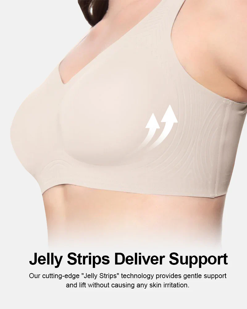Lifting Wire-Free Antibacterial Jelly Bra - Image 3