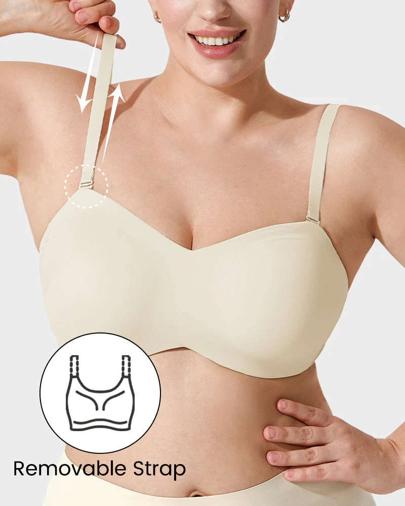 Full Support Non-Slip Convertible Bandeau Bra - Image 5