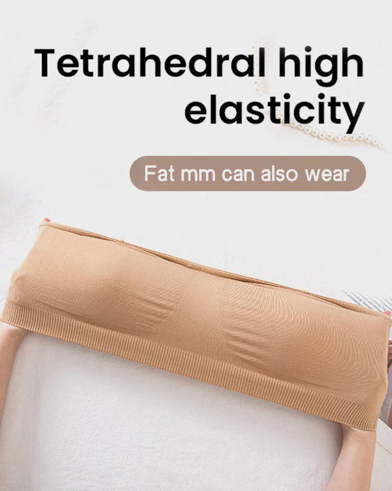 Non-Slip Bandeau Seamless Wireless Strapless Bra - Image 13