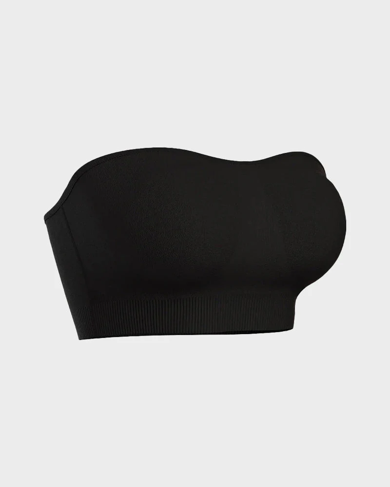 Non-Slip Bandeau Seamless Wireless Strapless Bra - Image 15