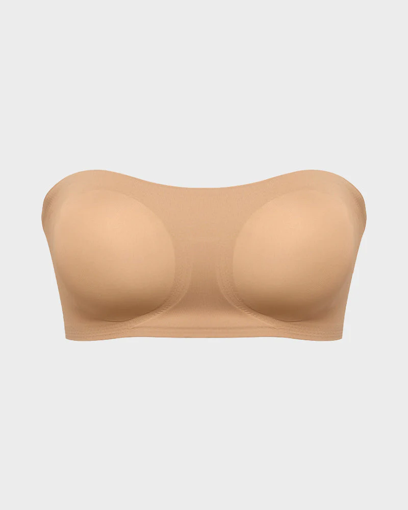 Non-Slip Crossover Side Hook Bandeau Bra - Image 3