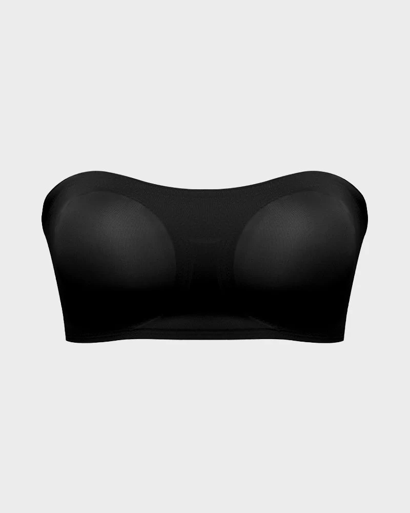 Non-Slip Crossover Side Hook Bandeau Bra - Image 5