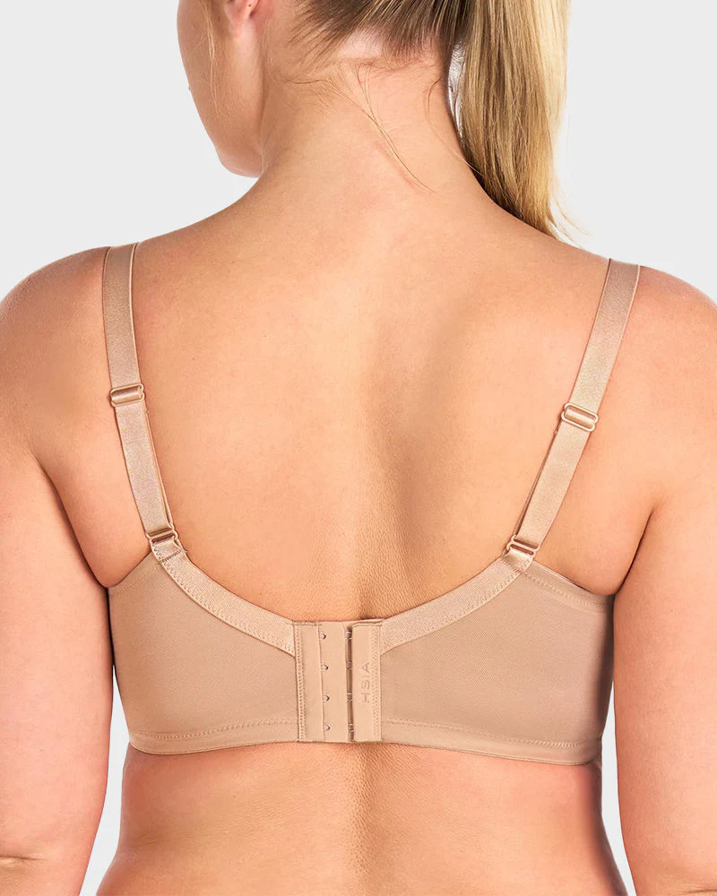 Plus-Size Pearl Shimmer Lace Minimizer Bra - Image 3