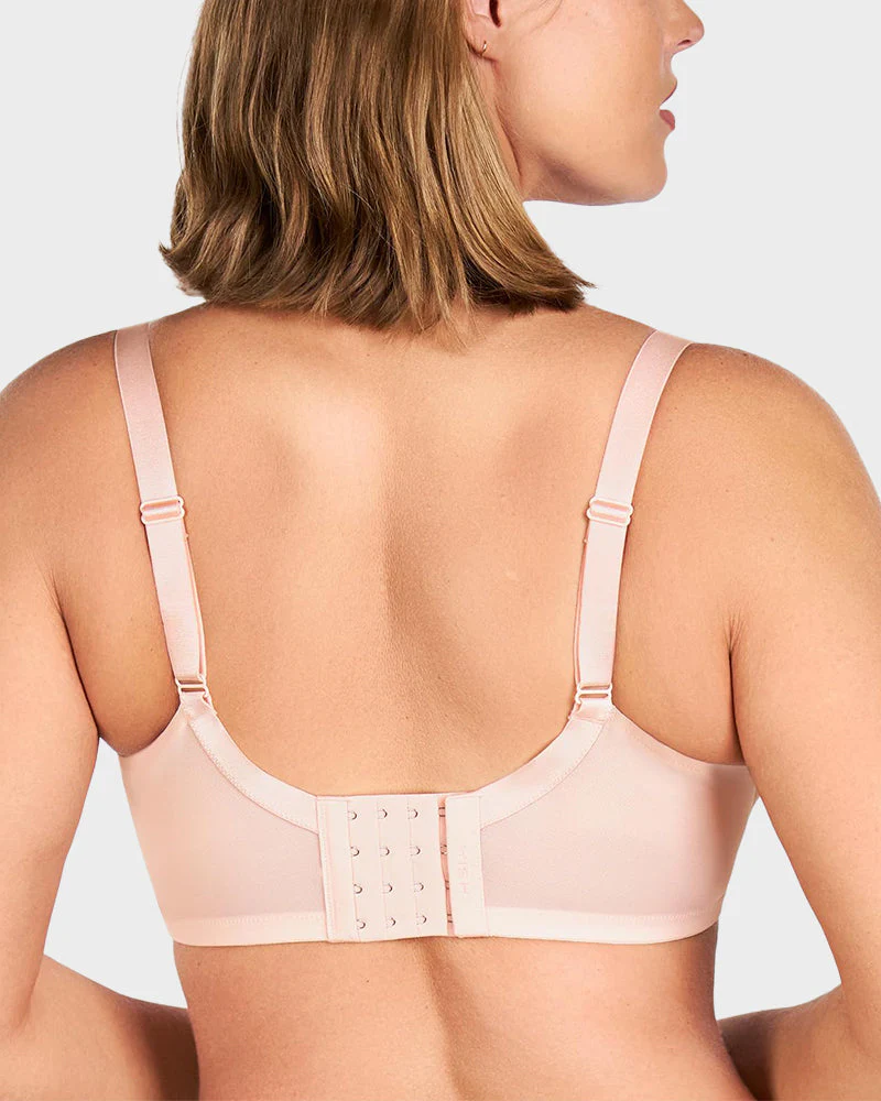 Plus-Size Pearl Shimmer Lace Minimizer Bra - Image 9