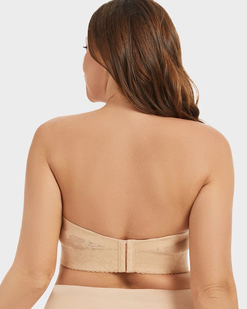 Smooth Lace Longline Strapless Underwire Bra - Image 4