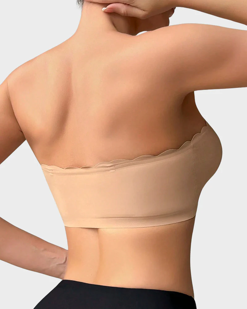 Strapless Front Closure Leopard Print Bra - Image 12