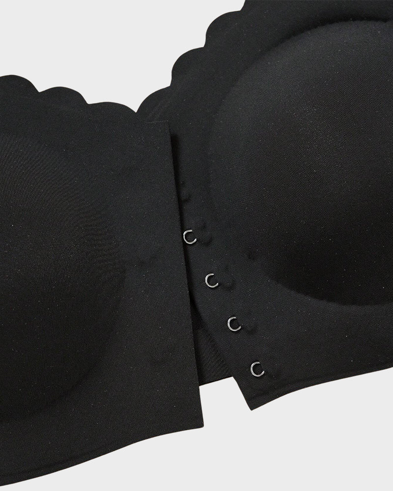 Strapless Front Closure Leopard Print Bra - Image 15