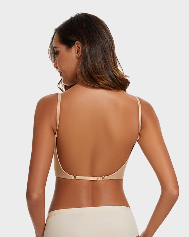 Low Cut U-Shaped Backless Bra - Image 3