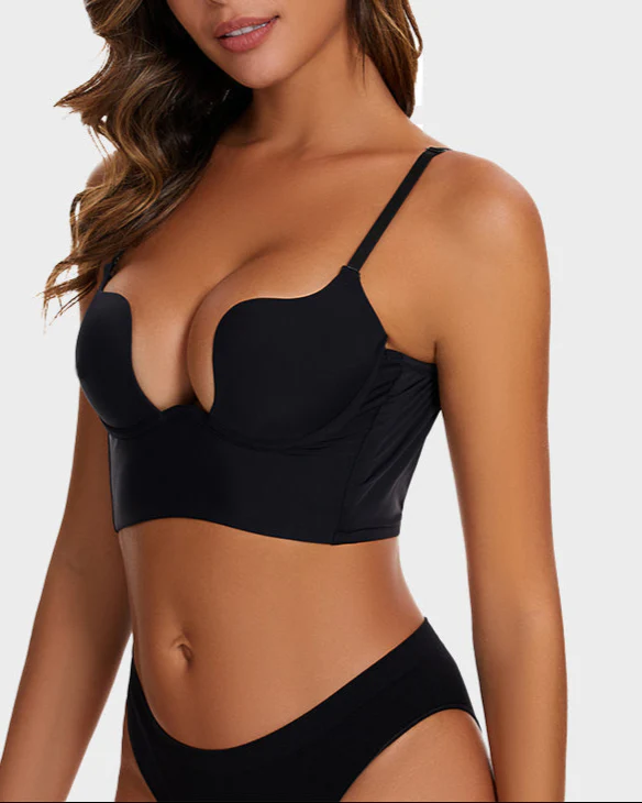 Low Cut U-Shaped Backless Bra - Image 6