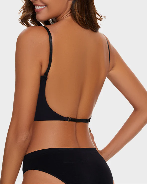 Low Cut U-Shaped Backless Bra - Image 7